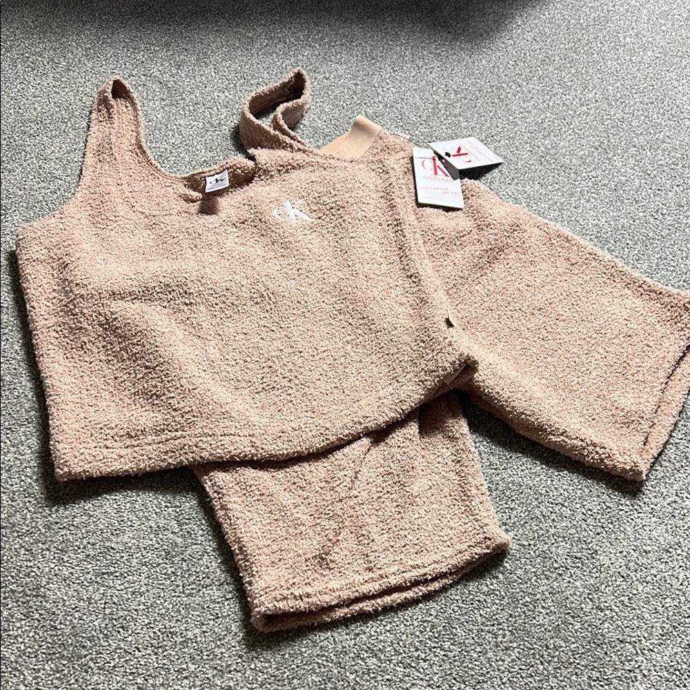 Cozy Tan Women's Sleepwear Set